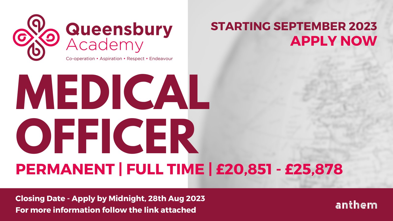 Queensbury Academy on Twitter "We are seeking to appoint a dynamic and