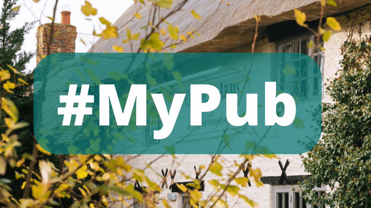 The #MyPub campaign, calls on pubs to write to their MPs, invite them to visit their local pub, share their impact in the community, realities of trading &amp; gain their support for the investment needed to be the engine of growth in their local economy👇bit.ly/_MyPub