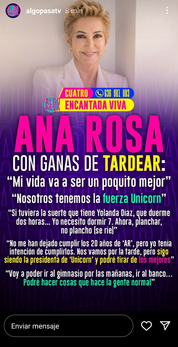 RafaelGLAF5's tweet photo. Más Sálvame y menos Ana Rosa Quintana #AR20J #AsíEsLaVida #Sálvame #yoveosálvame #NuestraEsLaVenganza #APOYOROCIO20J #CrisPorta20JL https://t.co/BEXwoTB5Cp
