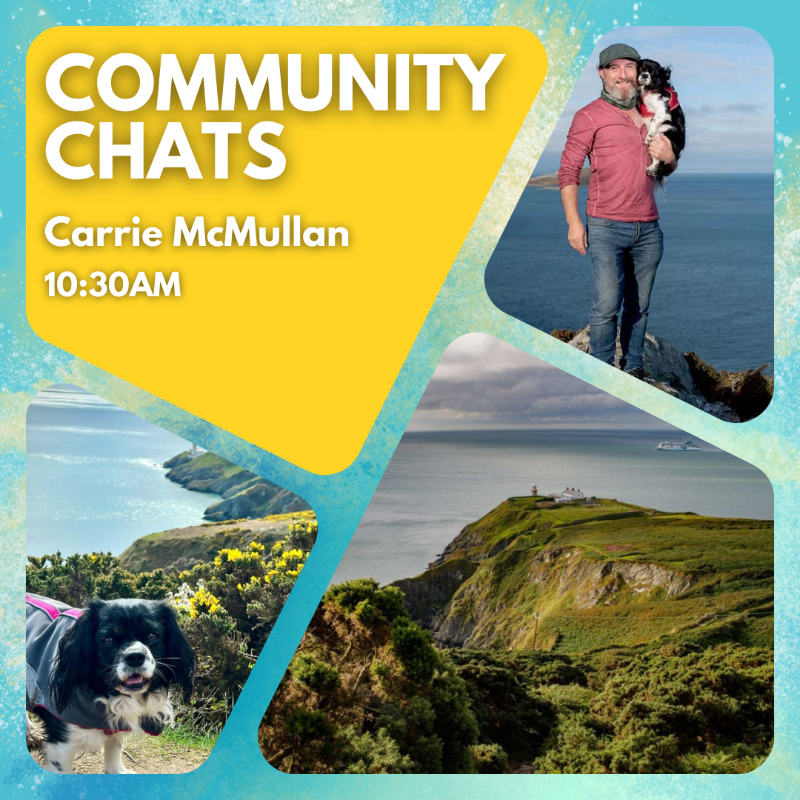 This morning on #CommunityChats Carrie Mc Mullan chats to founder of @Hidden_Howth Experiences Mark McHale about his walking tour experiences around Howth village and its coastlines.. With music by Eiza Murphy. Tune in at 10:30am! #howth #dublinwalks #hiddendublin