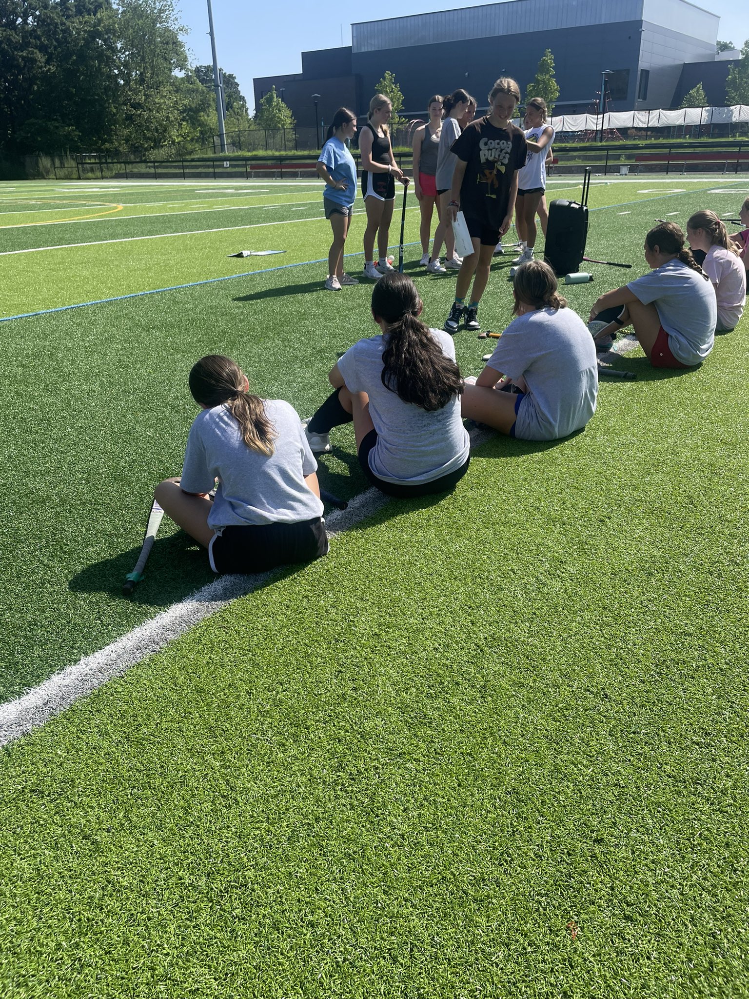 TMHS Field Hockey on Twitter "Last day of our clinic . Just getting