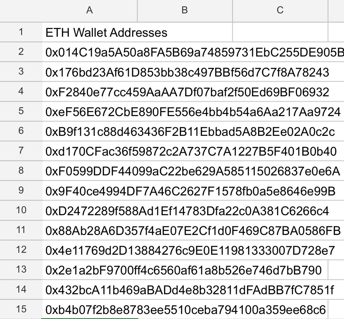 CfgffFfcx's tweet photo. I'm collecting ETH addresses right now...

Drop your wallet to get considered, closing comments in 3 hours. https://t.co/DJv9oUdRYO