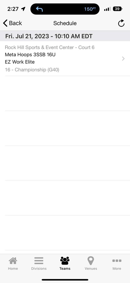 ALL COACHES!!
FINAL RIDE WITH MY TEAM!
📍Rock Hill, South Carolina 
July-21-23
Place-Rock Hill sports &amp; Event center-court 6 
7/21/23
Time-10:10am
<a href="/AIAelitegirls/">ALL IN Elite Girls 3SSB</a> <a href="/EzworkElite/">Ezwork elite</a>