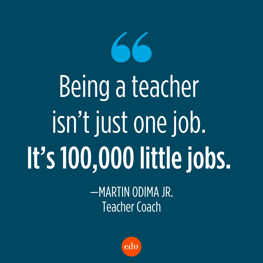 edutopia's tweet image. Thank you for all you do, teachers. 🧡