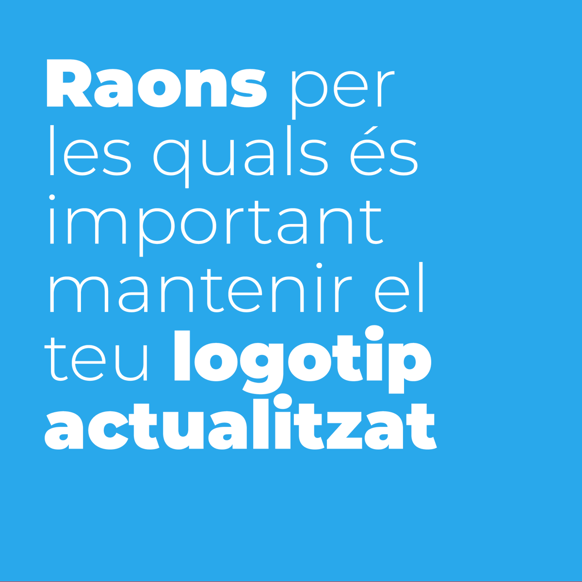 grafixbcn's tweet photo. Recorda❕, mantenir el teu logotip actualitzat no vol dir canviar-lo completament, sinó adaptar-lo a les tendències actuals sense perdre l'essència i el reconeixement de la teva marca.
Compta amb Grafix per fer aquest pas! 🙌
#logotip #logo #dissenylogotip #dissenygrafic https://t.co/efOxJ0k2wF