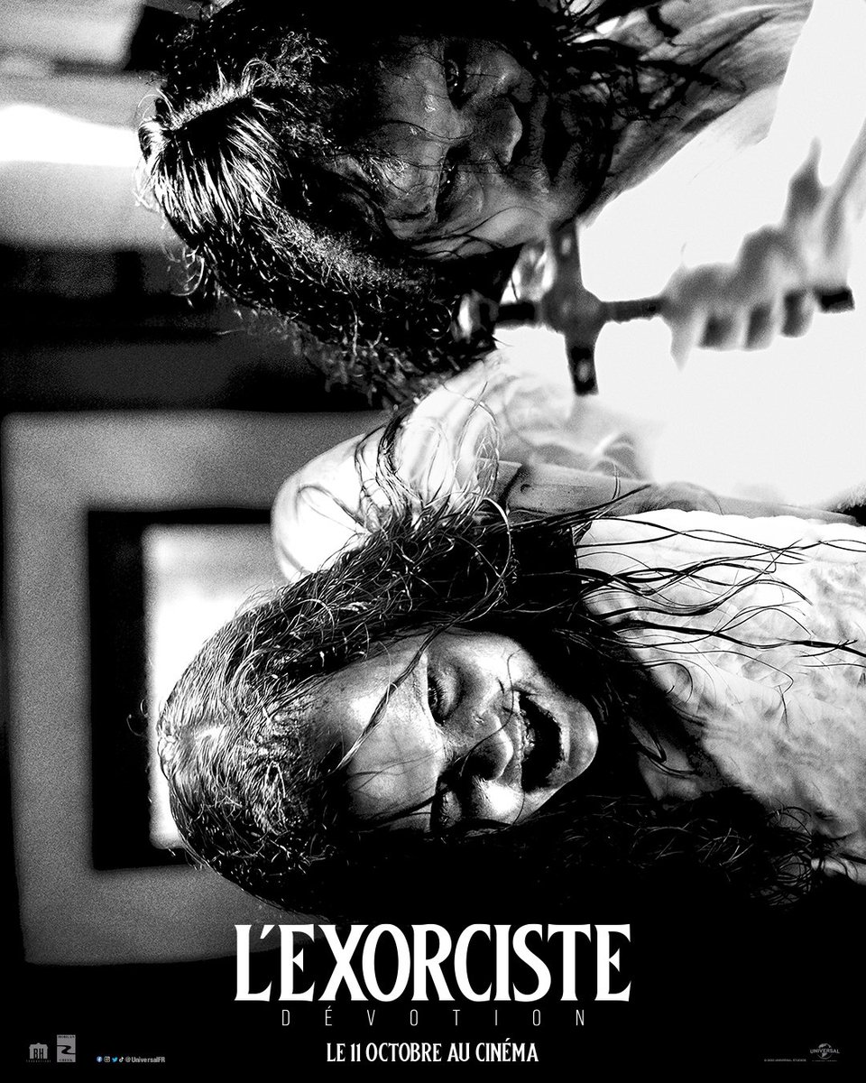 SeriesUpdateFR's tweet photo. Première affiche promotionnelle pour le film "L'exorciste: Devotion".

Le 11 octobre au cinéma. https://t.co/7dDFmkwBW4