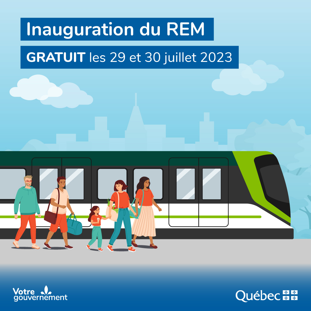 Bonne nouvelle! C’est important pour nous que les usagers puissent l’essayer, sans frais, durant la fin de semaine d’inauguration pour célébrer l’arrivée de ce mode de transport 100% électrique!