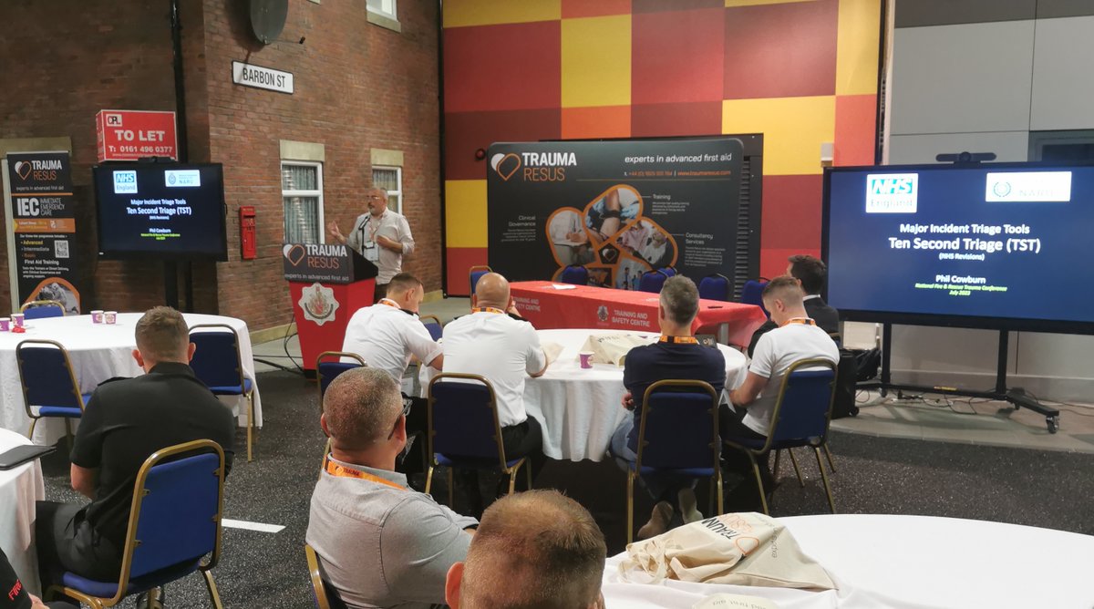 Dr. Phil Cowburn MBE, Medical Advisor for NARU, discussed Ten Second Triage and how it can improve the assessment of casualties involved in major incidents today at the <a href="/TraumaResus/">Trauma Resus</a> National Fire &amp; Rescue Service Trauma Conference. 

info@traumaresus.com

#notjustfires