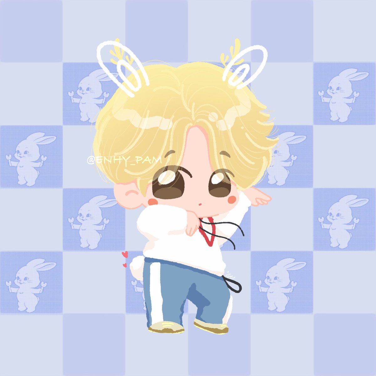 EVXN_PAM's tweet photo. Bambi Bunny~🦌🐰✨#ImSuperShy 
#NewJeans_SuperShy 

#HEESEUNG #희승 
#HEESEUNG_fanart 
#HEESEUNGfanart 
#ENHYPENfanart https://t.co/KzYdY0OnYM