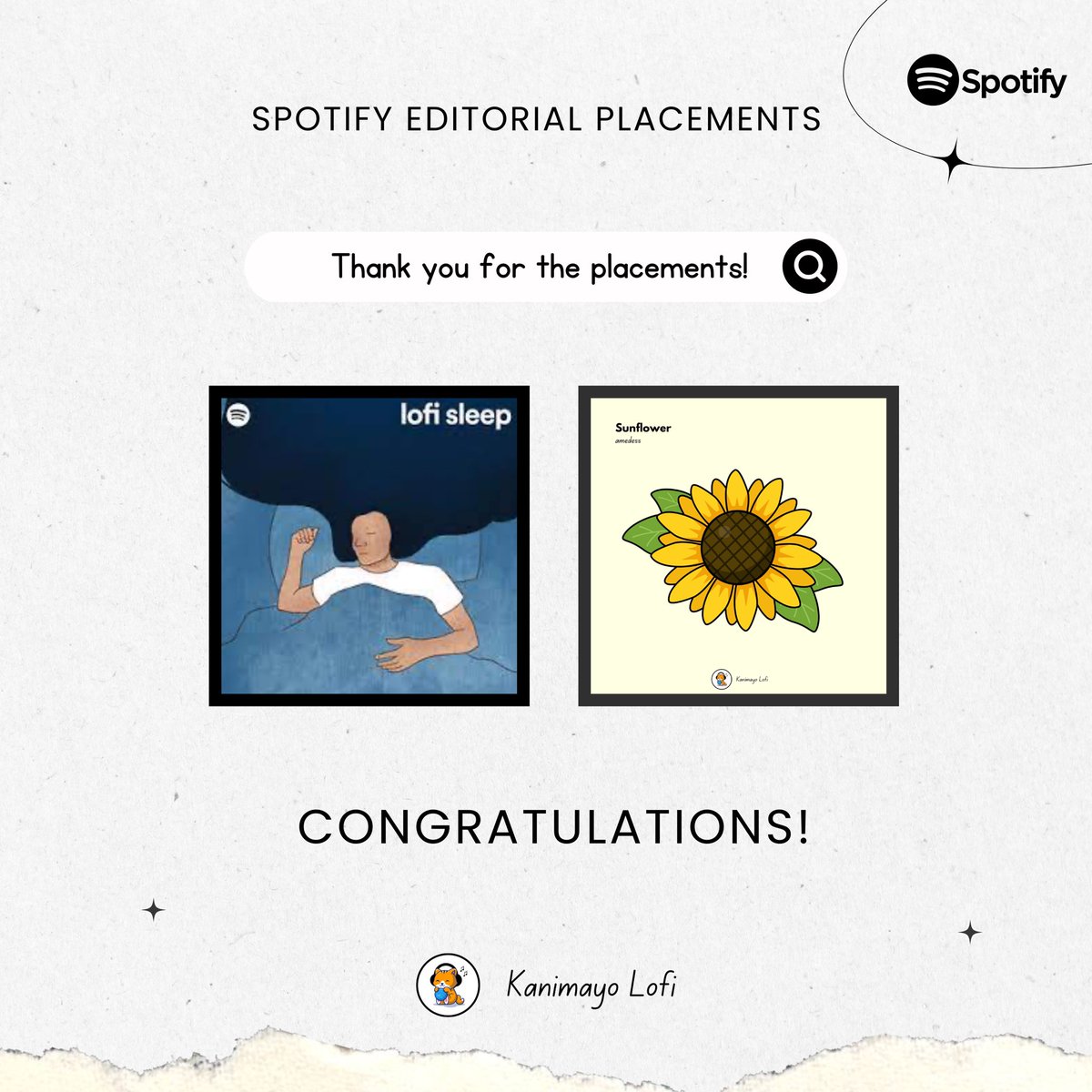 🍀 Congratulations to Amedess for his spotify editorial placement on “Lofi Sleep”
 with his single “Sunflower”! 

🎶 Listen on all streaming platforms! 

#lofi #lofihiphop #lofiedits #lofibeats #lofivibes #lofimusic #lofiaesthetic #lofianime #lofiedit #lofiandchill