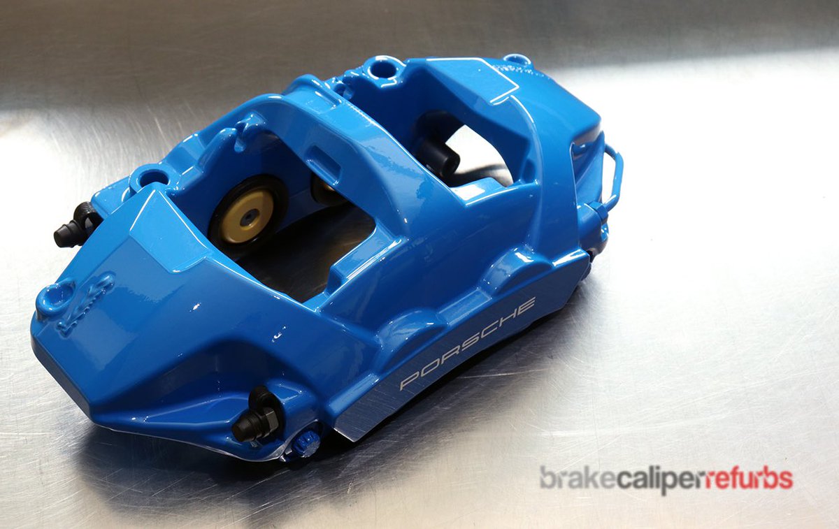 RefurbsCalipers's tweet photo. S H A R K - #porsche #cayman #spyder #cermaic calipers #refurbished / #refinished in Porsche #sharkblue with white details for another amazing @jzmporsche creation. 

#bcr
#caliporn
#calipers
#caliperpainting
#bigbrakes
#caliperservicing
#ceramiccaliper
#porschecalipers https://t.co/9Ky3hcKk7E