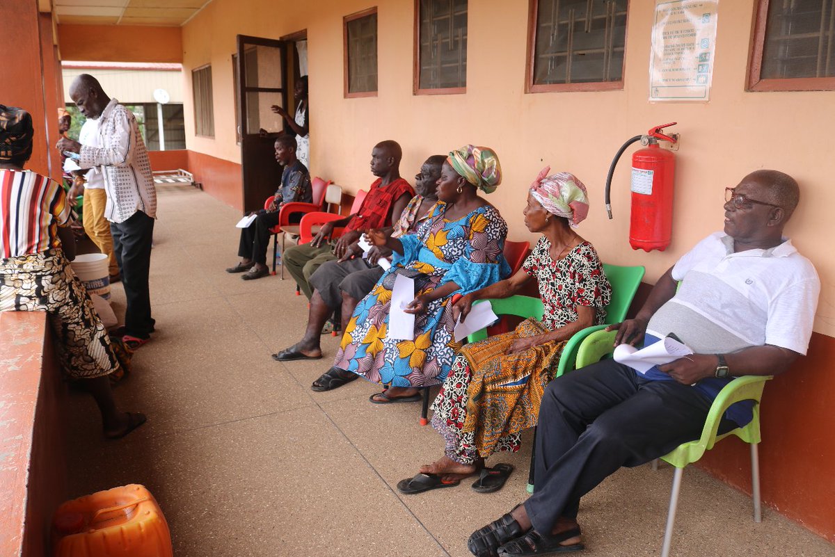 ghana_ecm's tweet photo. Medical clinic is currently underway at Haven of Hope Residential Home to screen the beneficiaries, ECM-GH staff and people from the community for early detection of possible ailments and consultation to reduce the risk of disease. https://t.co/tkp1DG2E5h