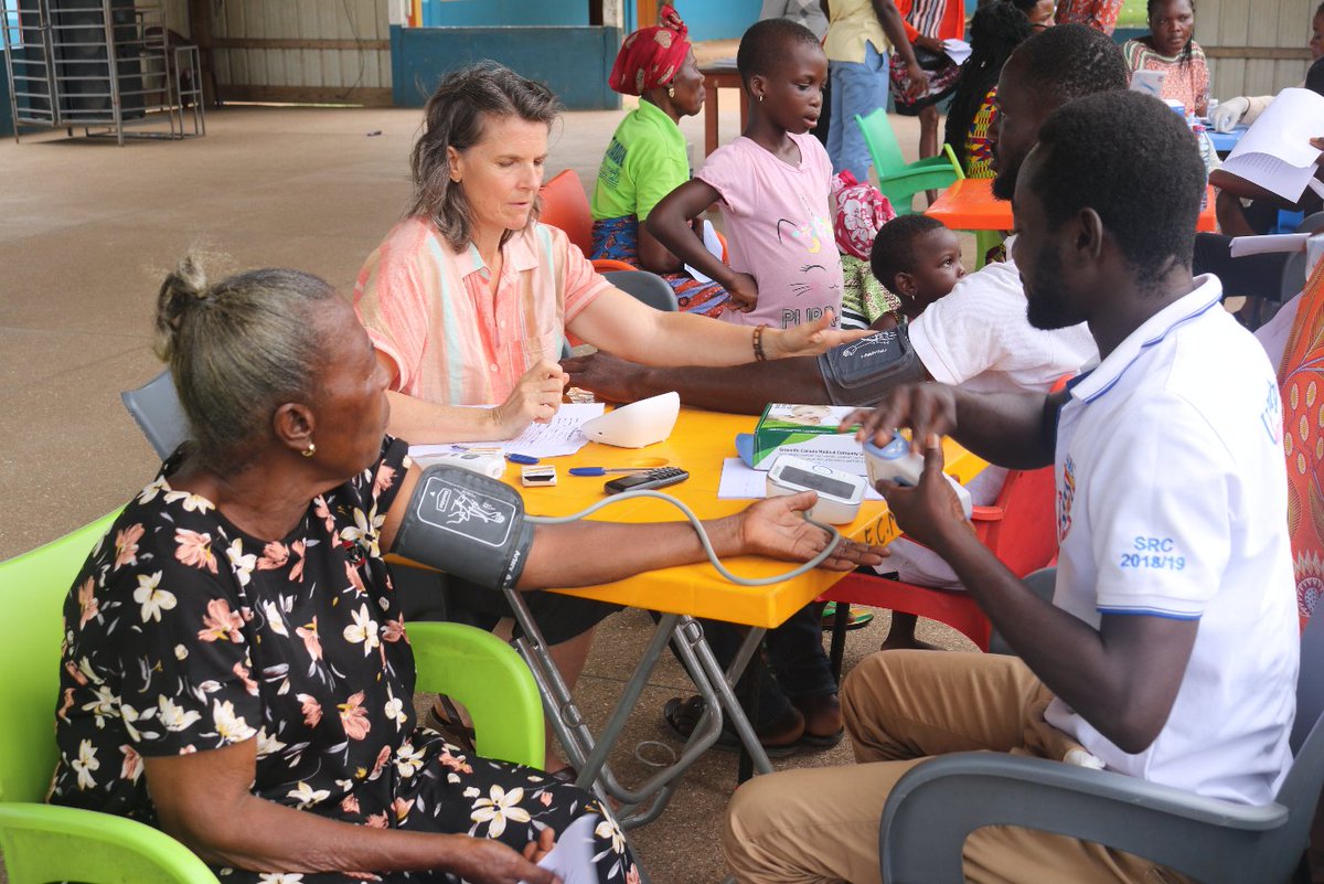 ghana_ecm's tweet photo. Medical clinic is currently underway at Haven of Hope Residential Home to screen the beneficiaries, ECM-GH staff and people from the community for early detection of possible ailments and consultation to reduce the risk of disease. https://t.co/tkp1DG2E5h
