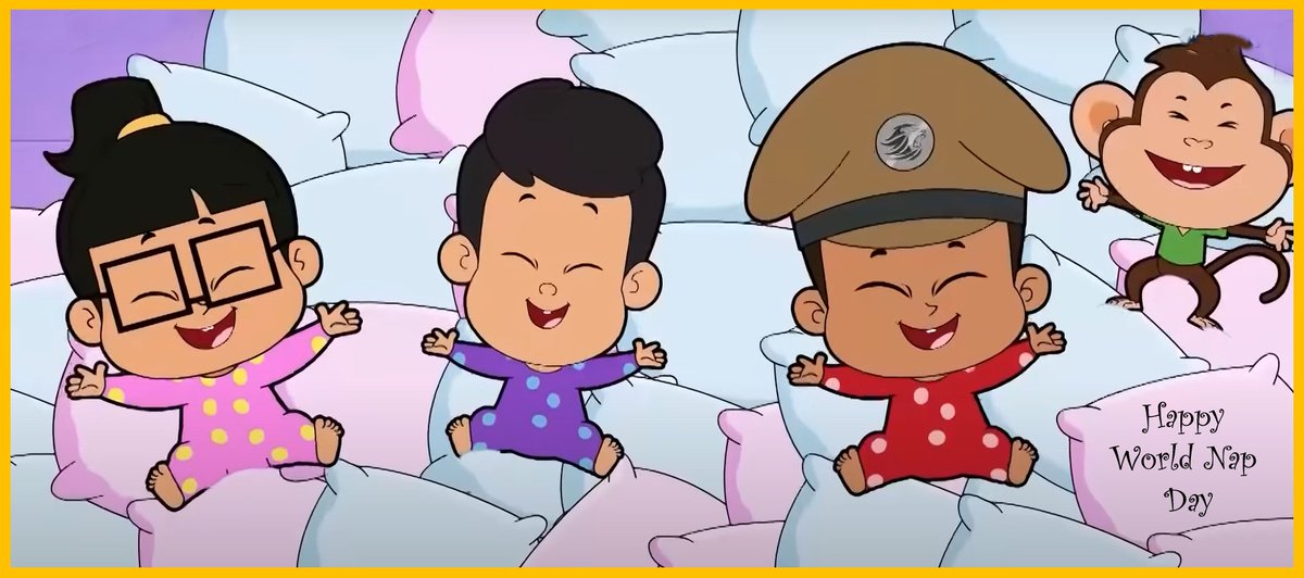 Braggingwrites_'s tweet photo. Snooze like a champ and power up your pillow dreams! Happy World Nap Day!
 
Bragging Writes is excited to be part of the latest season of Baby Little Singham! https://t.co/VNu6rahYM2