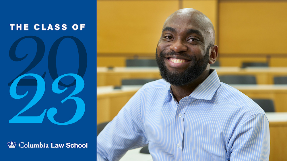 ColumbiaLaw's tweet photo. A practicing lawyer in Nigeria, Afam Ikeakanam (@Famefuna) ’23 LL.M. spent his year at Columbia Law immersed in U.S. corporate law and taking advantage of experiential learning opportunities to put theory into practice. https://t.co/FrAKKmm6gW https://t.co/7cmJTiyoak