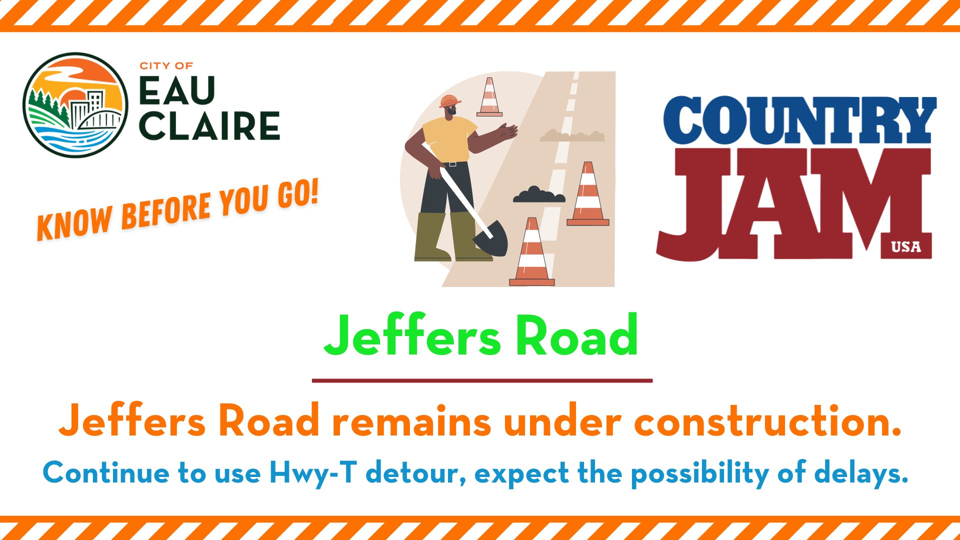 City of Eau Claire on Twitter "Jeffers Road Reconstruction continues