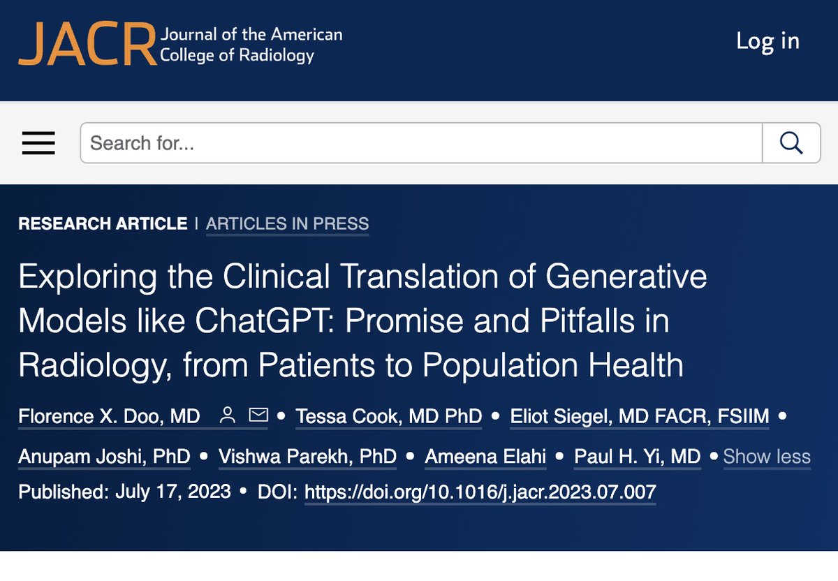 erina_quinn's tweet photo. 📄In press @JACRJournal 

As technologies advance, there is a pressing need to incorporate training &amp; CME on: 

1⃣Fundamental AI principles
2⃣Inherent limitations &amp; pitfalls of AI outputs
3⃣Advocating for adequate safeguards

https://t.co/Prah3AGufm https://t.co/CPxzfsOwqX