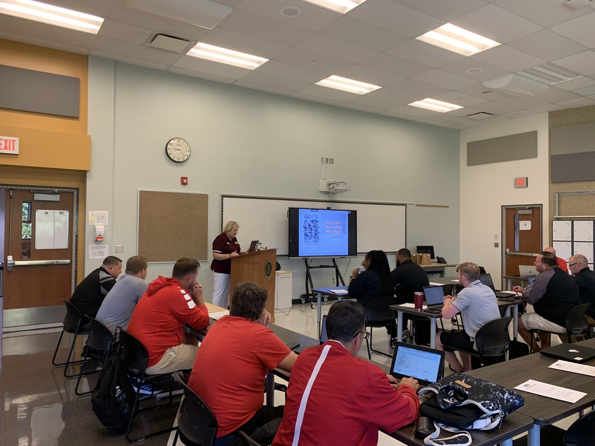 Great turnout for the New Athletic Director workshop! Thank you Ryan Peters of <a href="/BisonAthletics/">Bison Athletics</a> for hosting this event.