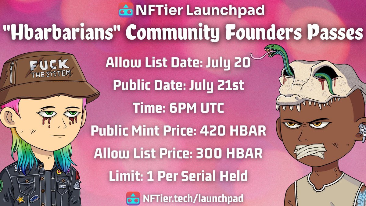 cryptogirl💋 (@crypyogirl) on Twitter photo We are Rumbling tonight!@NFTFoundery
Today discord.gg/C3bNFkTH we throw down!
🌱Prizes
🌿NFTs
🌱Announcements
🌿Giveaways
Special Guest <a href="/jmjustinmyers/">⚔️Jman|BarbarianInk⚔️</a> and Barbarian Inc Mint
Come for Free stuff,
Stay for the Party!
We go an hour, so lots of opportunity to be a Winner! We are Rumbling tonight!@NFTFoundery
Today discord.gg/C3bNFkTH we throw down!
🌱Prizes
🌿NFTs
🌱Announcements
🌿Giveaways
Special Guest <a href="/jmjustinmyers/">⚔️Jman|BarbarianInk⚔️</a> and Barbarian Inc Mint
Come for Free stuff,
Stay for the Party!
We go an hour, so lots of opportunity to be a Winner!