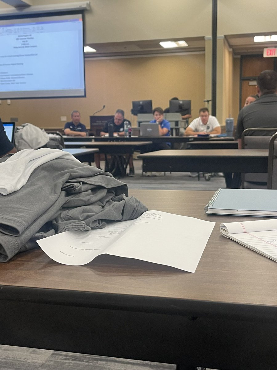 Live at the annual Region X,,  AD meeting….