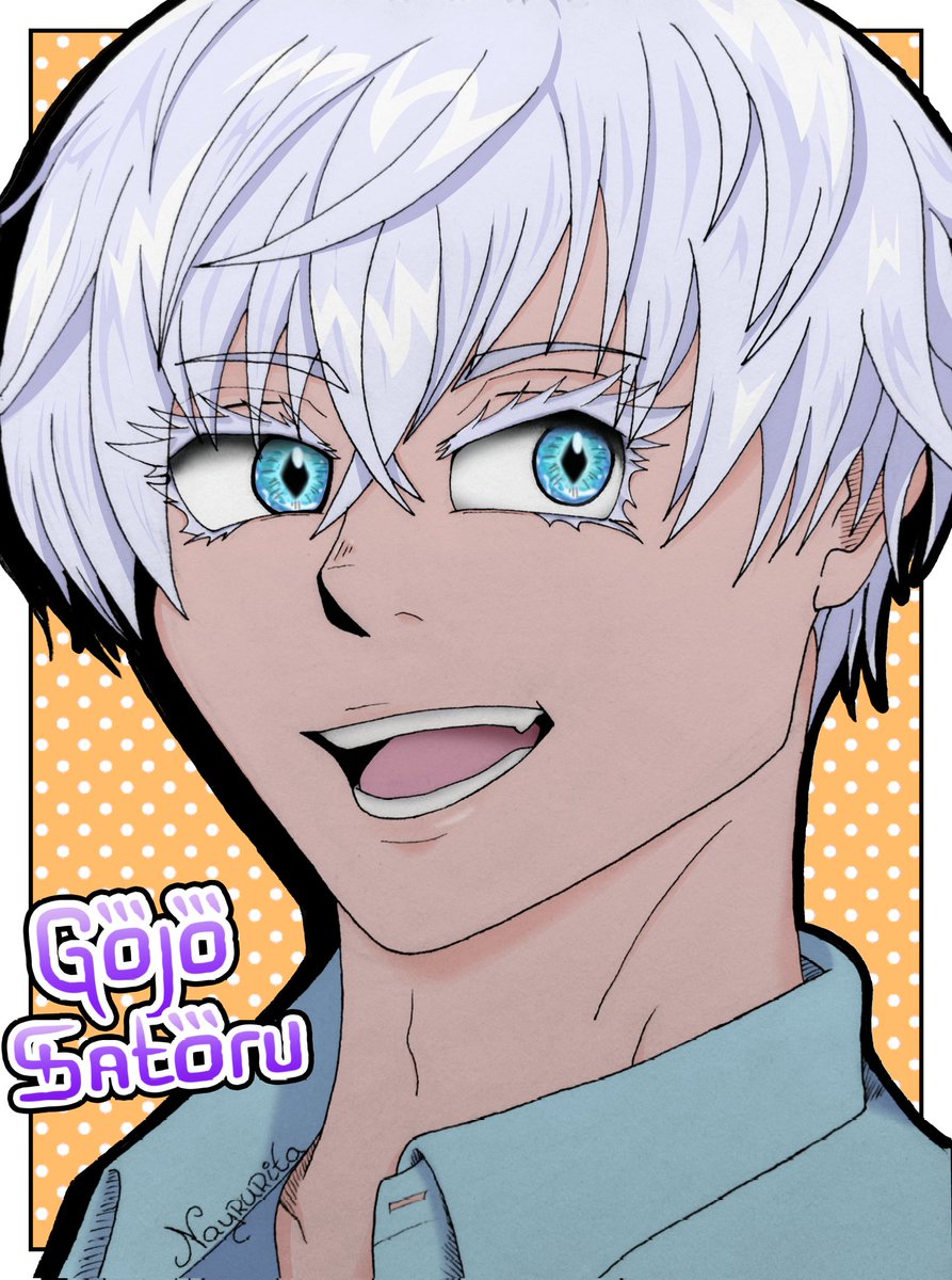 Nayrurita's tweet photo. Gojo Satoru, ✨
.
.
Para "celebrar" que hoy hay capítulo de Jujutsu Kaisen, os dejo el dibujo que hice del chico más hermoso, 💕 Espero que os guste, 🥺 *DON'T REPOST WITHOUT PERMISSION*
.
.
#JujutsuKaisen #JujutsuKaisenSeason2 #GojoSatoru #SatoruGojo #Satoru #Gojo #MAPPA https://t.co/xayrX0UcGe