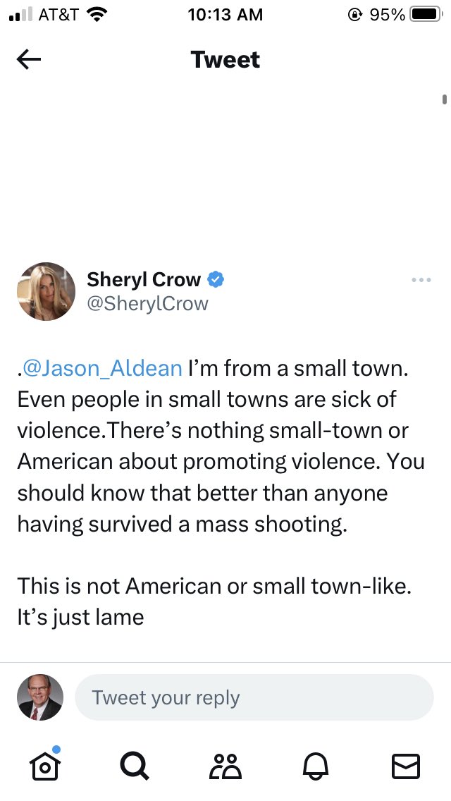 This from the person who in 2007 wanted to limit everyone to a square of toilet paper per sitting? We are all sick of violence, stealing &amp; disrespect of law enforcement. Aldean rightfully is calling it out. Enjoy your Hollywood friends.