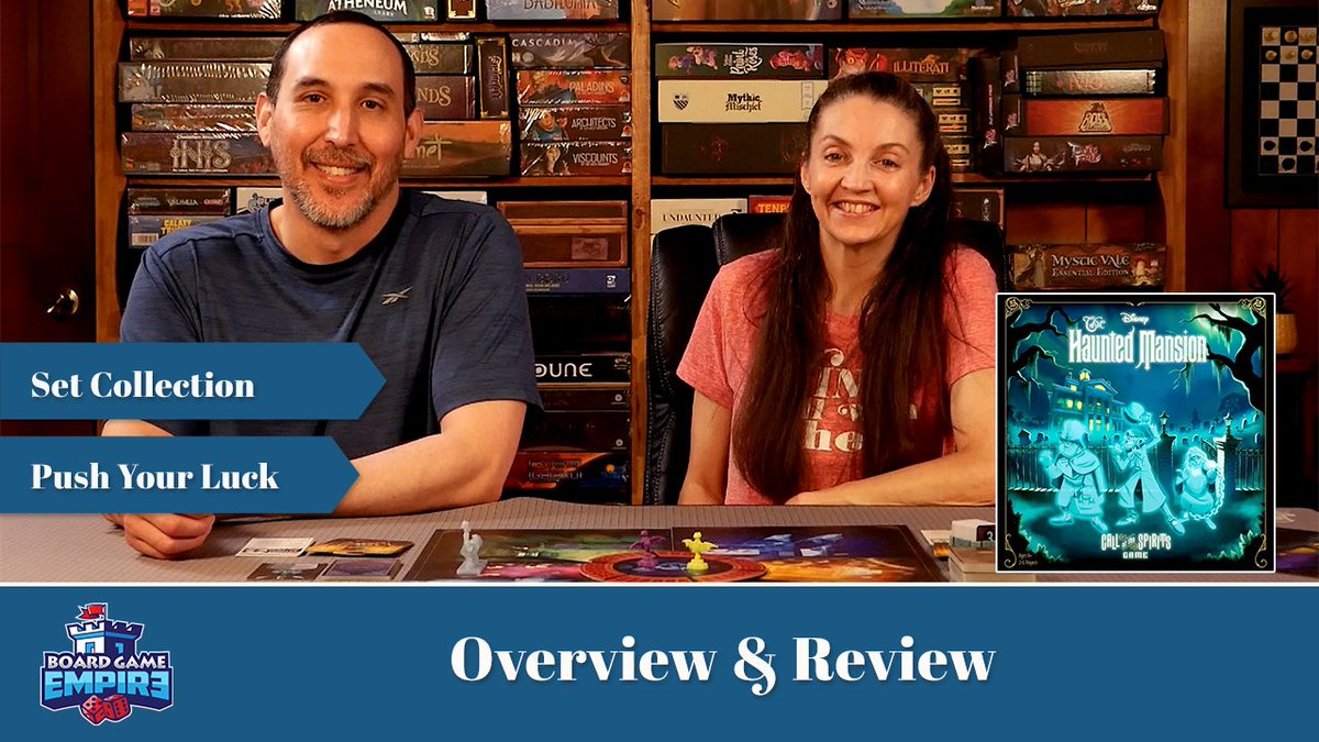 Disney The Haunted Mansion Call of the Spirits Game Overview & Review youtube.com/watch?v=kXMt9P… @FunkoGames #boardgameempire #Review #TopGames #BoardGames #TheHauntedMansion #Funko #BGG #boardgamenight #boardgamenights #boardgameaddict #boardgamegeeks #boardgameday