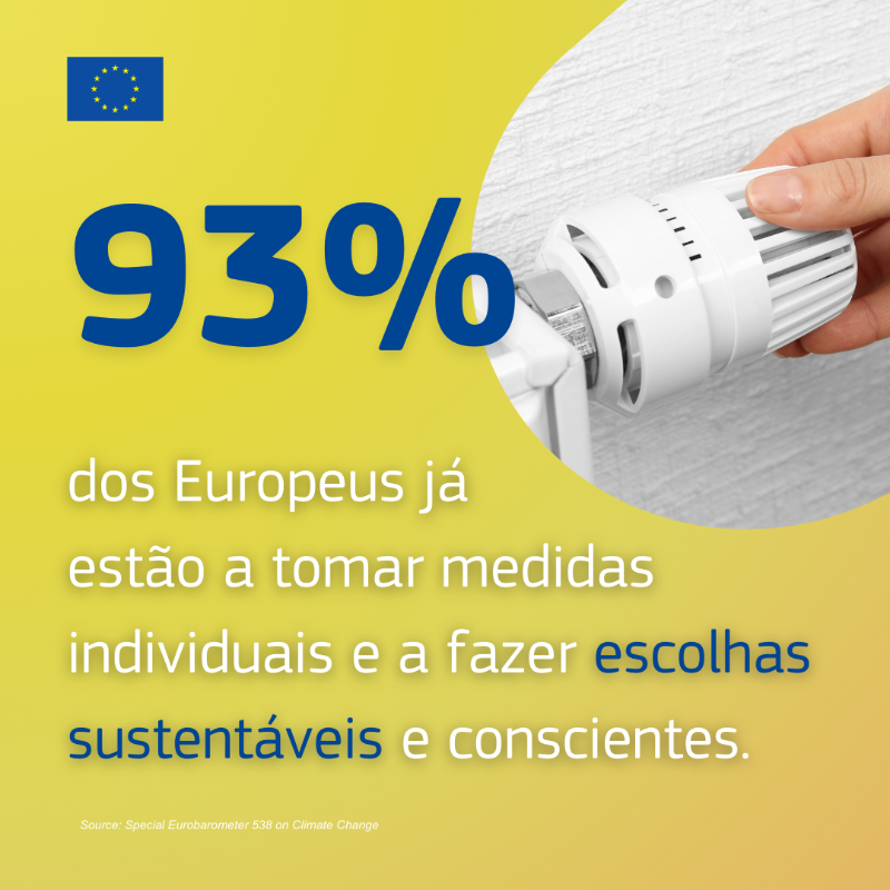 CE_PTrep's tweet photo. Dados do mais recente #Eurobarómetro Especial n.º 538 sobre alterações climáticas 🌍 

➡ Realizado entre maio e junho de 2023, foram inquiridos mais de 26 mil cidadãos da UE de diferentes grupos sociais e demográficos nos 27 Estados-Membros da UE.

#EUGreenDeal #JuntosMaisFortes