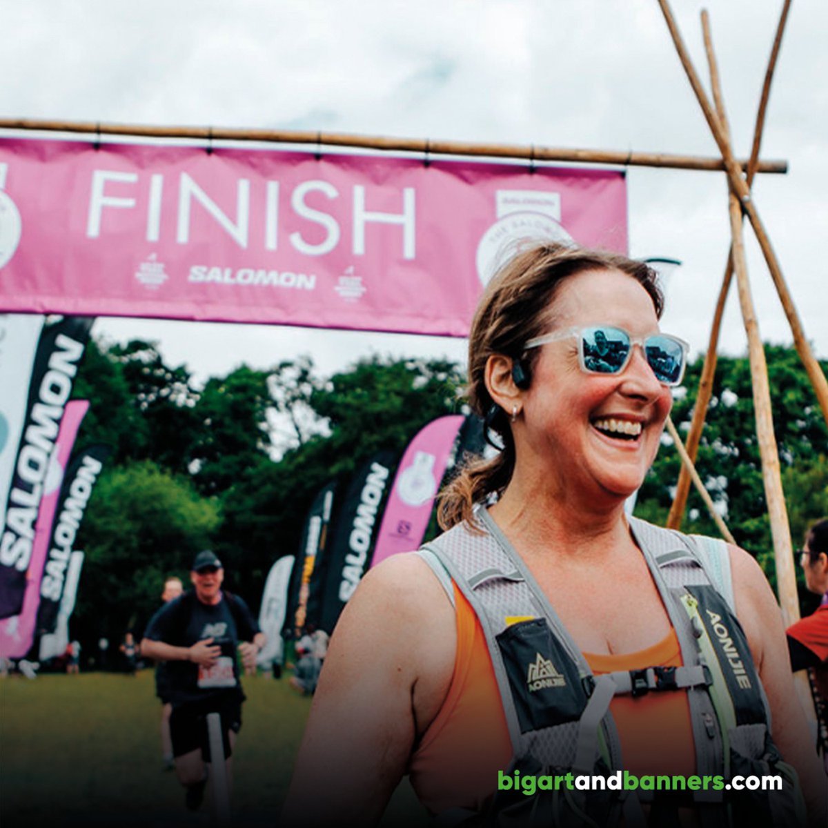 bigartandbanner's tweet image. Ready.. set.. GO! 🏃 🏁  We had the pleasure of supplying Freedom Racing with the graphics for their Salomon Serpents Trail Race and we are as happy to see them in action as the racers are to finish!  #largeformatprint #PVCbanners #graphics #flags #banners #print