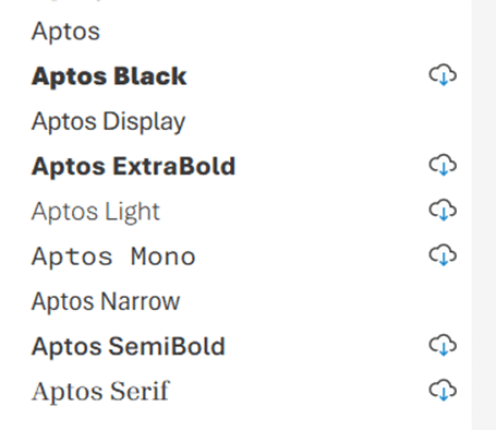 Microsoft is releasing a new #font range called #Aptos that will become the new defaults in #microsoft365  Here’s what we know and don’t know about the upcoming change.
Firstly - as Douglas Adams (much missed) reminded us: #DontPanic #hhgttg

office-watch.com/2023/new-defau…