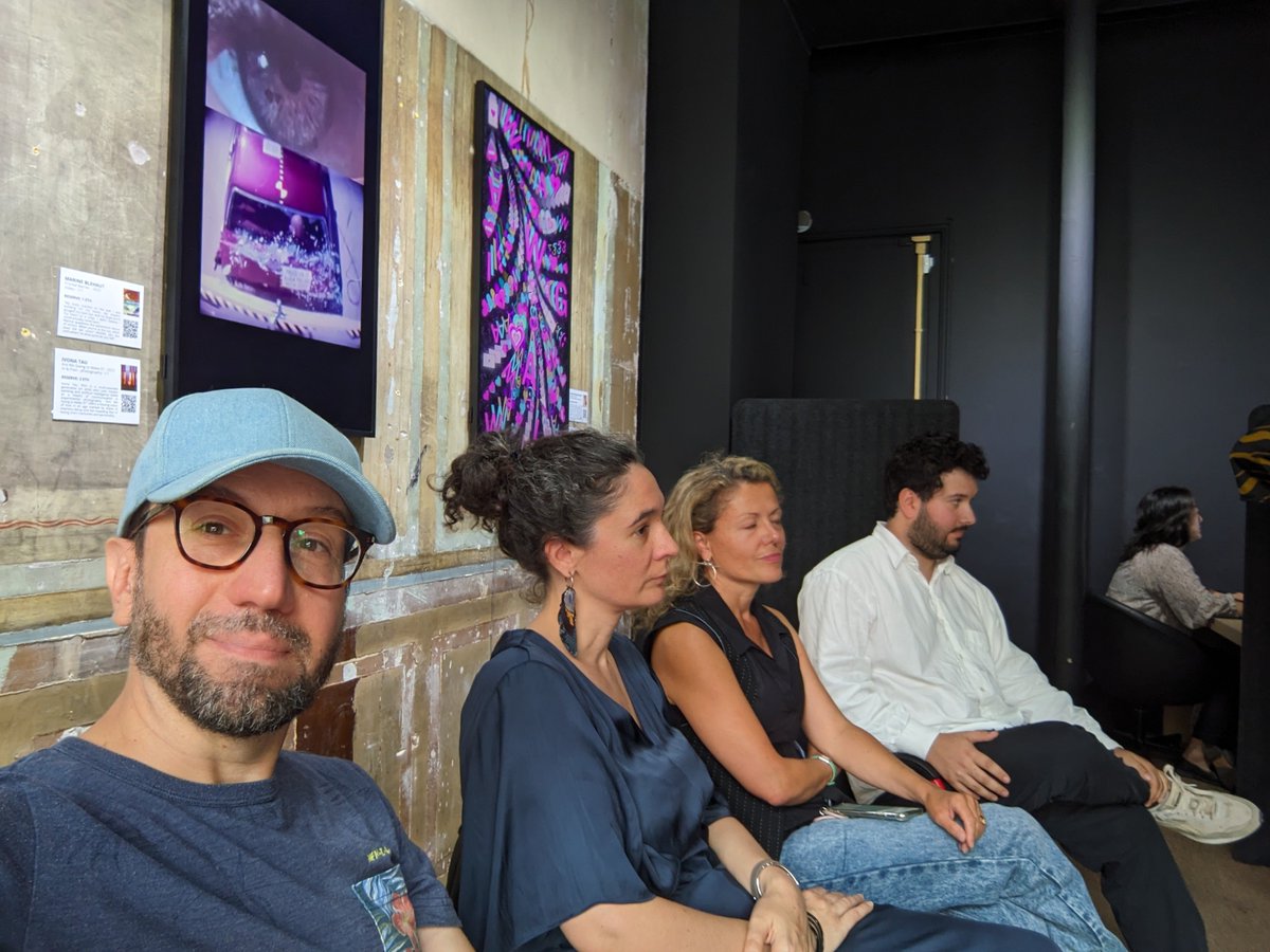 So it starts at @ihamnft : the digital art Collectors panel with <a href="/mahebarbara/">Barbara Mahe</a> <a href="/asbyasparis/">AsbyAsParis</a> <a href="/Arthemort/">Arthemort 🔜 ETHCC</a> <a href="/jmpailhon/">Jean-Michel Pailhon 🧢</a> 

Congratulations <a href="/gxrlsrevolution/">GxrlsRevolution 💄 Art for sale 👇</a> for organising it 👏