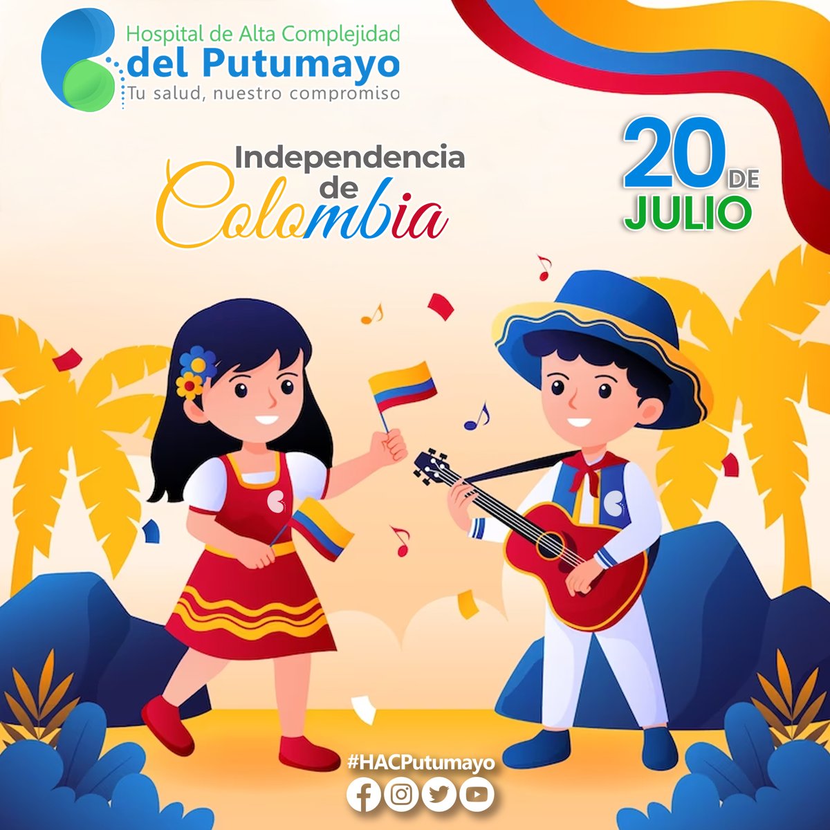 𝗦𝗶𝗺ó𝗻 𝗕𝗼𝗹í𝘃𝗮𝗿 mencionaba que, “las buenas costumbres son las bases de las leyes y el acto de la justicia es el verdadero acto de la libertad”⚔️
𝗖𝗼𝗹𝗼𝗺𝗯𝗶𝗮 𝗰𝗼𝗺𝗼 𝗲𝘀𝘁𝗮𝗱𝗼 𝘀𝗼𝗯𝗲𝗿𝗮𝗻𝗼, 𝗰𝗲𝗹𝗲𝗯𝗿𝗮𝗻, 213 𝗮ñ𝗼𝘀 𝗱𝗲 𝗶𝗻𝗱𝗲𝗽𝗲𝗻𝗱𝗲𝗻𝗰𝗶𝗮🎊🎉
