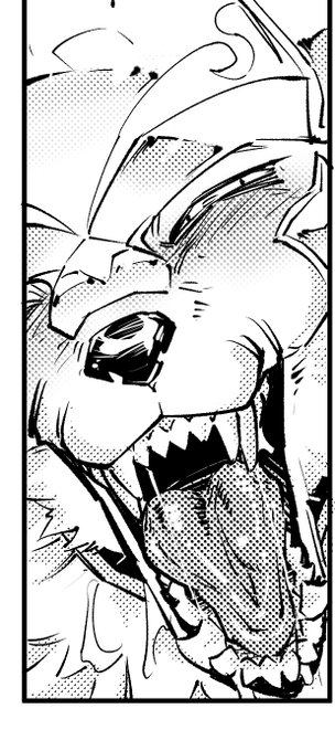 汗腺の無い動物のイキ顔をどう表現するか、結構な沼であるよ。 