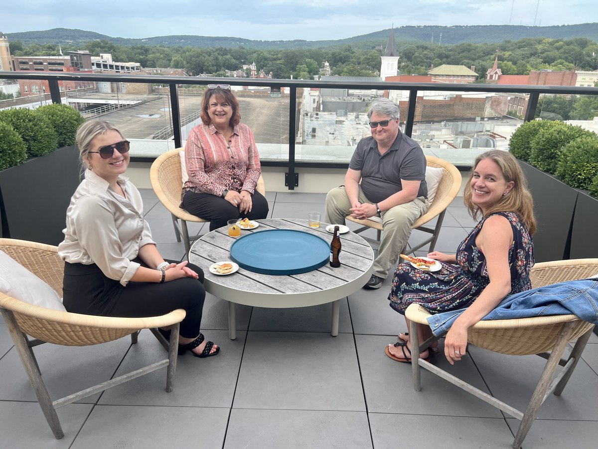 HE_Consulting's tweet image. Huntsville-based team members enjoyed a lovely evening at Baker &amp;amp; Able’s scenic rooftop spot downtown.

Thank you to Angela Roth for organizing another great team social!

#greatplacetowork #huntsvillealabama #sdvosb #gohigher