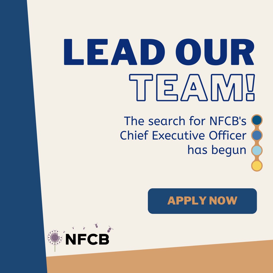 NFCB (@nfcb) on Twitter photo The search is on! NFCB is looking for a leader who can navigate an industry that is changing fast and faces unprecedented challenges.
Learn more and apply for the CEO role here: nfcb.org/careers/
#executivesearch #CEO #leadership #nfcb #CommunityMedia The search is on! NFCB is looking for a leader who can navigate an industry that is changing fast and faces unprecedented challenges.
Learn more and apply for the CEO role here: nfcb.org/careers/
#executivesearch #CEO #leadership #nfcb #CommunityMedia