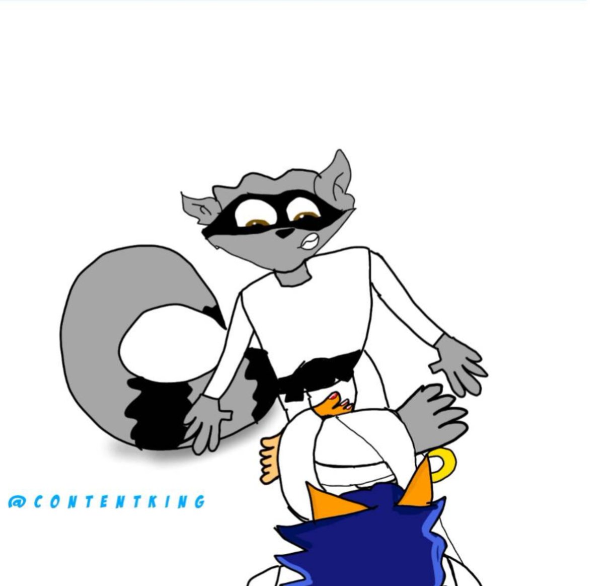 Contentking___'s tweet photo. Sly vs Carmelita 🥋
#slycooper #fanart #jiujitsu 
#jiujitsufanart #ck #contentking https://t.co/sggn7aqjqj