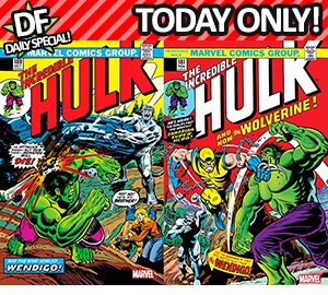 DynamicForces's tweet photo. DF #SPECIAL! B-I-G #HULK v #WOLVERINE THURSDAY deal: INCREDIBLE HULK #180 #FacsimileEdition #CGC GRADED 9.8! INCREDIBLE HULK #181 FACSIMILE EDITION CGC GRADED 9.8! 14 #BONUS #MarvelComics! Much MORE! Get your pre-orders in NOW! #comicbooks #collectible  https://t.co/5G78vTEpnq https://t.co/9HsxyN82sL