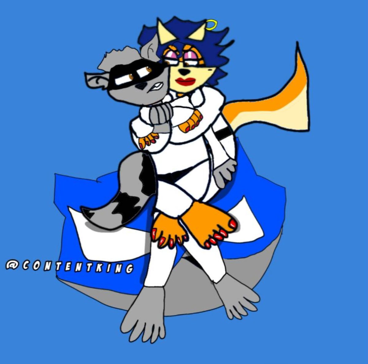 Contentking___'s tweet photo. Sly vs Carmelita 🥋
#slycooper #fanart #jiujitsu 
#jiujitsufanart #ck #contentking https://t.co/sggn7aqjqj