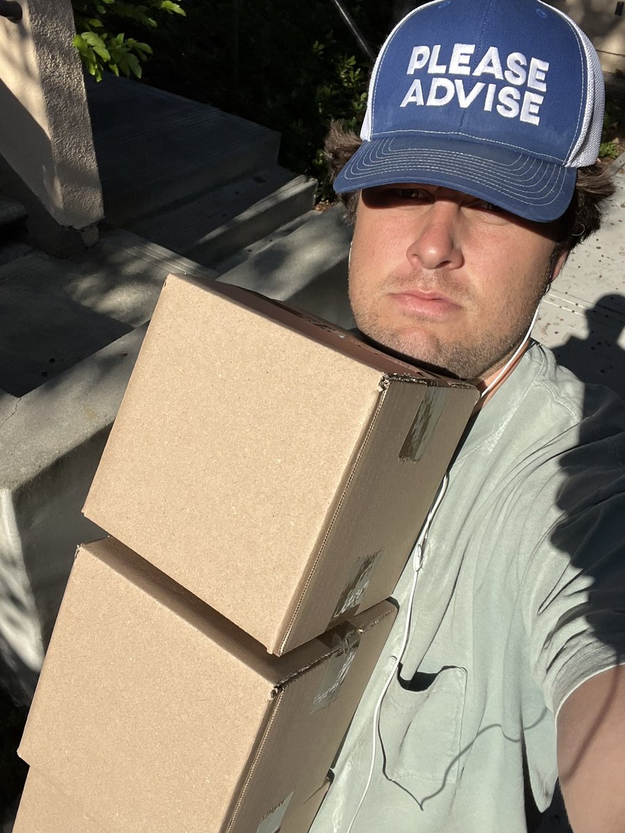 bout to drop off the latest hat shipment at the <a href="/Yellow_Trucking/">Yellow</a> terminal!

you all may have abandoned them but im loyal