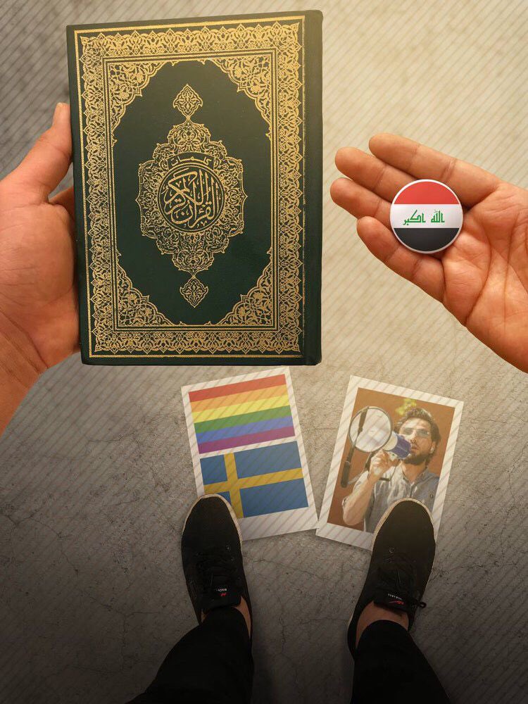 j_moswe's tweet photo. بسم الله الرحمن الرحيم 
{إِنَّا نَحْنُ نَزَّلْنَا الذِّكْرَ وَإِنَّا لَهُ لَحَافِظُونَ}
صدق الله العلي العظيم 

ندين ونستنكر لسماح السلطات السويدية مجدداً لأحد المنحرفين الارهابيين بإحراق نسخة من المصحف الشريف وحرق العلم العراقي امام السفارة العراقية في حادث ليس الاؤل من نوعه الذي يتعمد استفزاز مشاعر المسلمين وحتى غير المسلمين من المؤمنين بالأديان السماوية ونؤيد ونساند اجراء الحكومة بقطع العلاقات مع مملكة السويد المنحرفة ونطالب جميع الدول الإسلامية والعربية على اتخاذ مواقف عاجلة وشديدة تجاه السويد.
#القران_الكريم