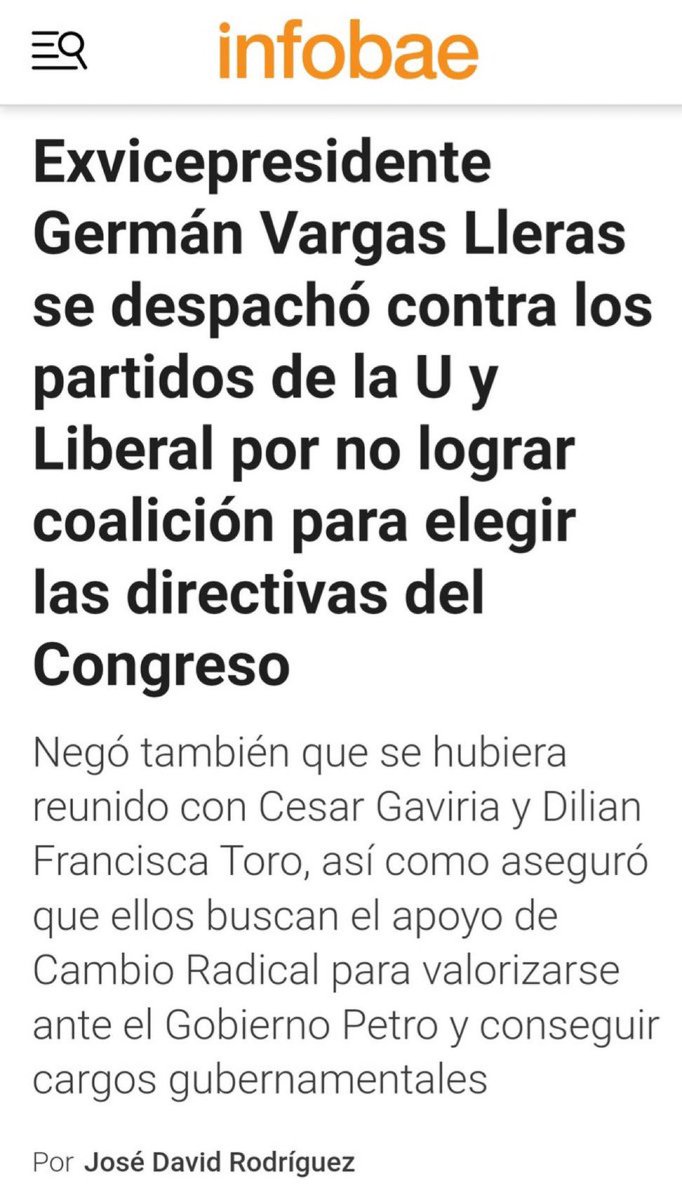 Patrici94384686's tweet image. Germán Vargas Lleras se contacta con Cambio Radical para pedir q ??? Mermelada será ??? Q está pasando ??? 
#Vendidos 
#Corruptos 
Uno más para la lista de politiquero 😡😡😡
#SomosCapsula