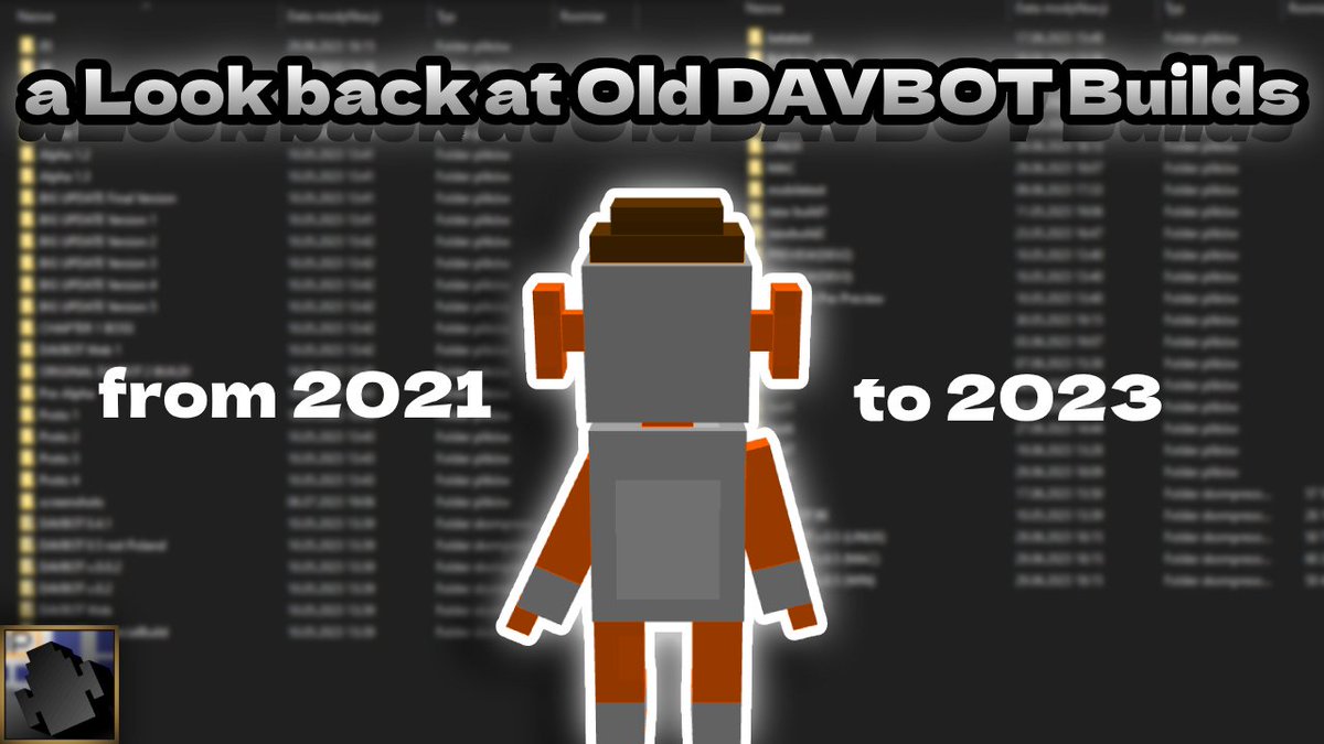 davteam_'s tweet image. a Look back at Old #DAVBOT Builds  #leak youtu.be/KPUe-xdCdGw