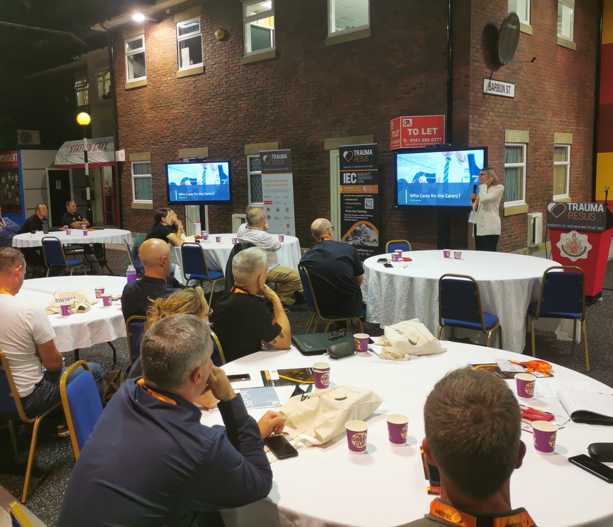 Today, Trauma Therapist Adel Houten highlighted the importance of self-care, well-being and resilience in her "Who Cares for the Carers" session at the <a href="/TraumaResus/">Trauma Resus</a> National Fire &amp; Rescue Trauma Conference. 

info@traumaresus.com

#wellbeing #resilience #emergencyservices