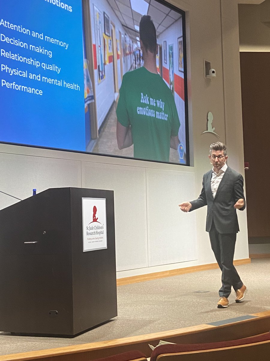 Dr. Valerie Crabtree (@drvcrabtree) on Twitter photo Honored to see <a href="/marcbrackett/">Marc Brackett</a> presenting on emotional intelligence <a href="/StJudeResearch/">St. Jude Research</a>. Not only incredibly useful, but he’s also funny! Honored to see <a href="/marcbrackett/">Marc Brackett</a> presenting on emotional intelligence <a href="/StJudeResearch/">St. Jude Research</a>. Not only incredibly useful, but he’s also funny!