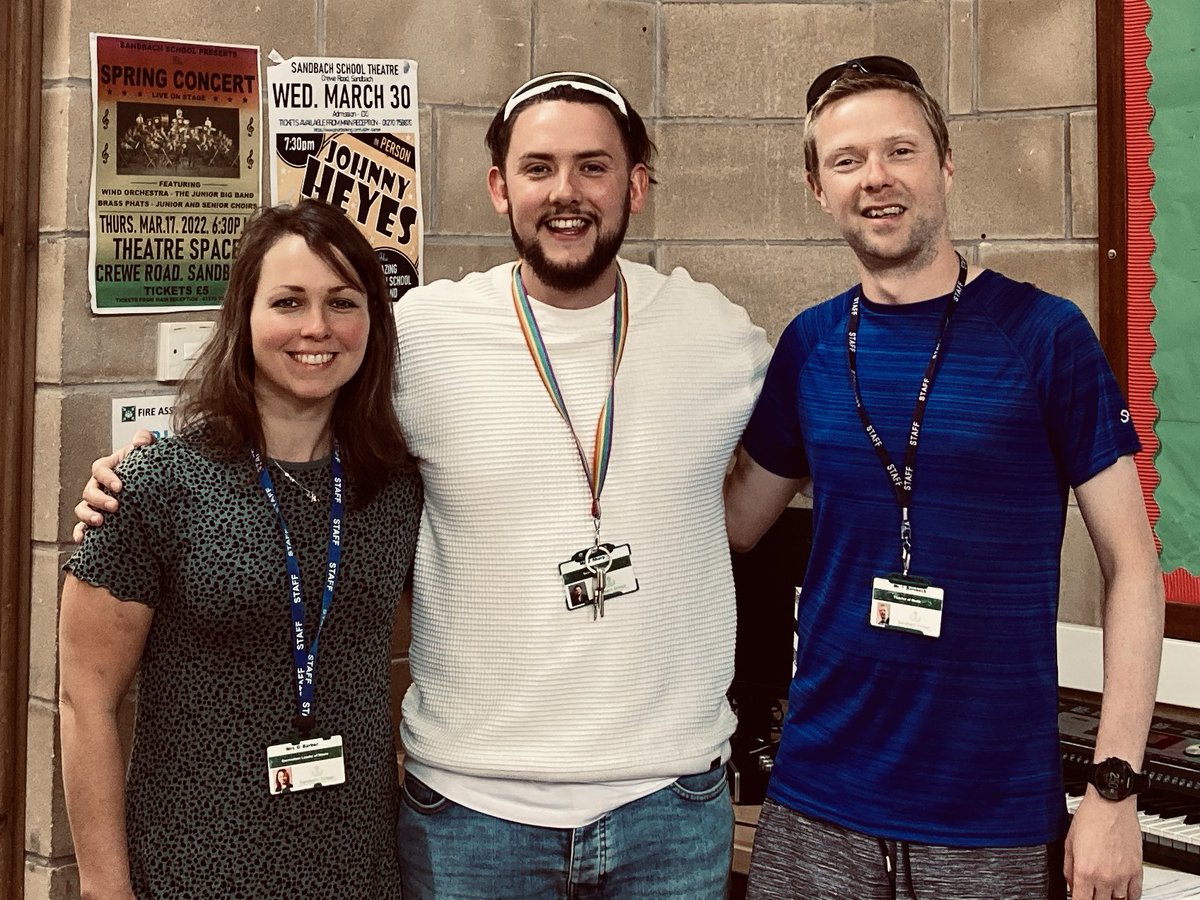 ianraisbeck's tweet image. Last day working with @Jamie__Sharp today at @SandbachScMusic 

Endless enthusiasm for everything he does, a true inspiration and great to be around. Safe travels my friend!