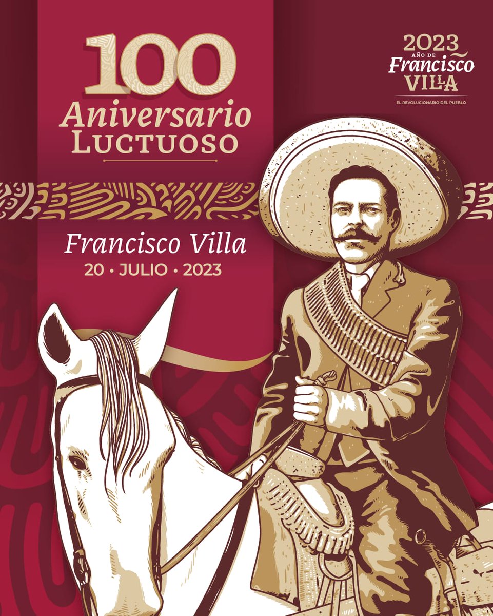 #AñoDeVilla
#LeerTransforma

En conmemoración por el #Centenario del #Aniversario #Luctuoso de Francisco Villa 'El revolucionario del pueblo' invitamos a #Descargar los diversos #LibrosElectrónicos que tenemos disponibles en inehrm.gob.mx/es/inehrm/villa