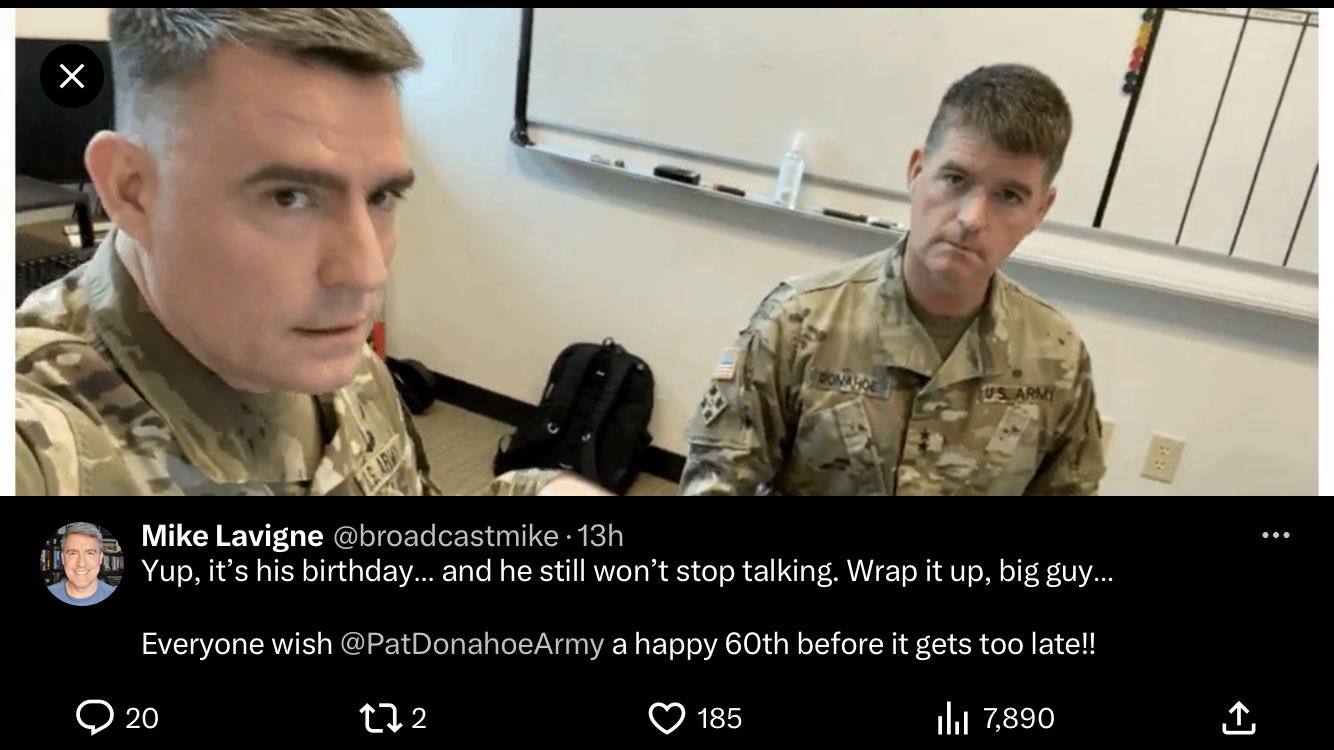 TheHuntForTomClancy on X: 24 hours later…now that a picture has come out  the retired public affairs sergeant major has decided that yes, it is time  to leave a soldier to the North