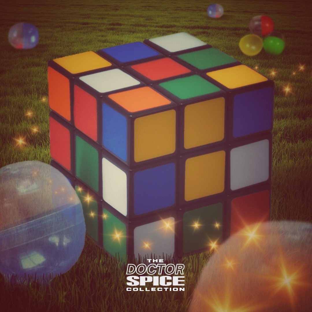 DrSpiceOfficial's tweet photo. Thank you to the @spicegirls and their team for making the #Spiceworld25 era so full of joy and nostalgia. The anniversary rubik’s cube is EVERYTHING 🙏🏼 Here’s the artwork I created to celebrate 25 years of the best #SpiceGirls single #VivaForever 🧚🏻‍♀️ https://t.co/7s3zRlgGSp