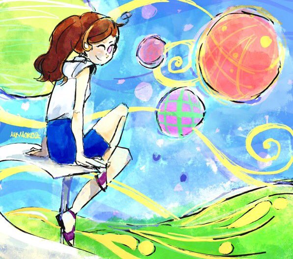 mkmokoz's tweet photo. @Dees_Nook here is my space girl :DD https://t.co/CneYBK66T1