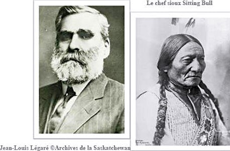 Abitawiskwe's tweet photo. Nearly 5,000 Sioux and their chief Sitting Bull took refuge in the region after the Battle of the Little Big Horn and traded with Jean-Louis Légaré. He spent a great deal of effort and supplies to feed the starving Sioux after the Buffalo had disappeared from the area. #Chicot https://t.co/qLGrkTByPM